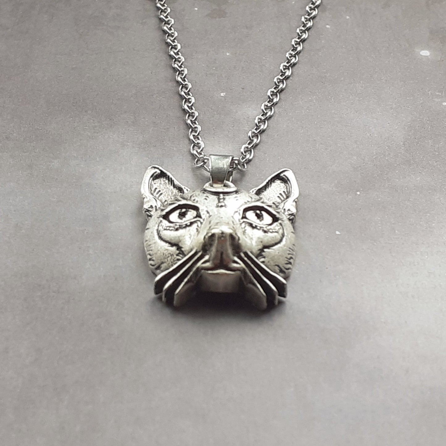 Cat Head Necklace