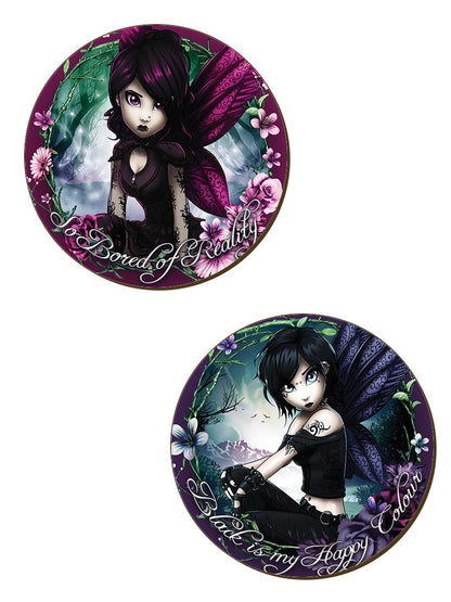 Hexxie Fairies Coaster Set (4pc)