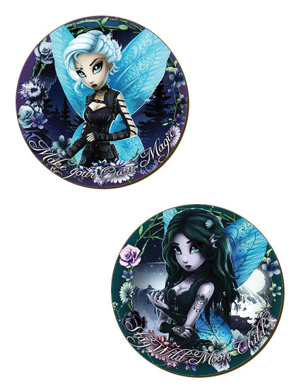 Hexxie Fairies Coaster Set (4pc)