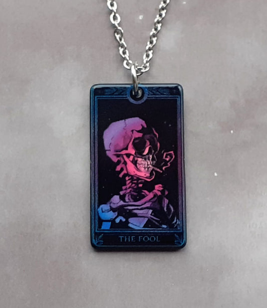 The Fool Tarot Card Necklace