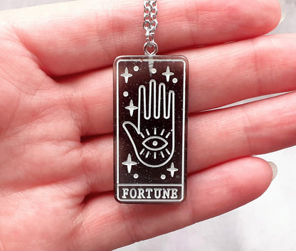 Fortune Tarot Card Necklace