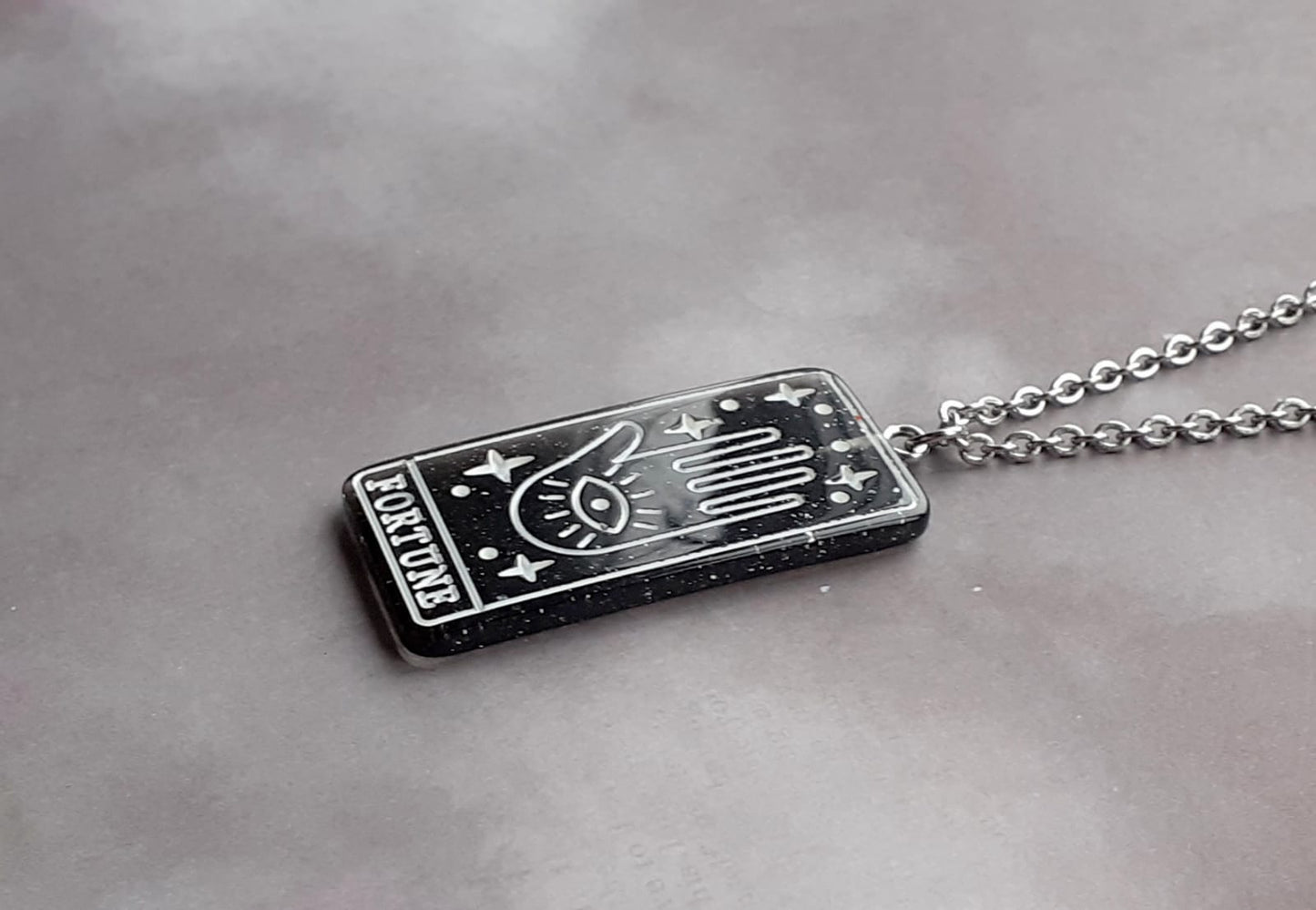 Fortune Tarot Card Necklace