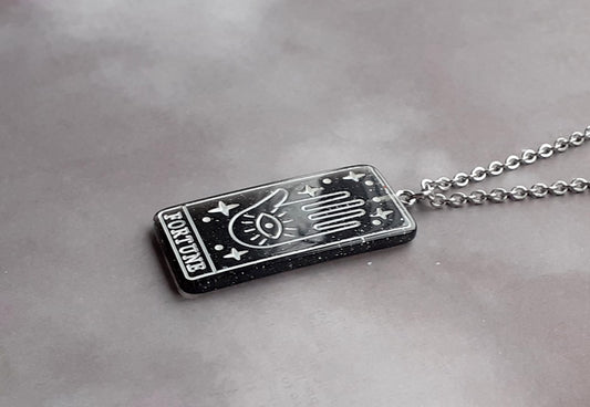 Fortune Tarot Card Necklace