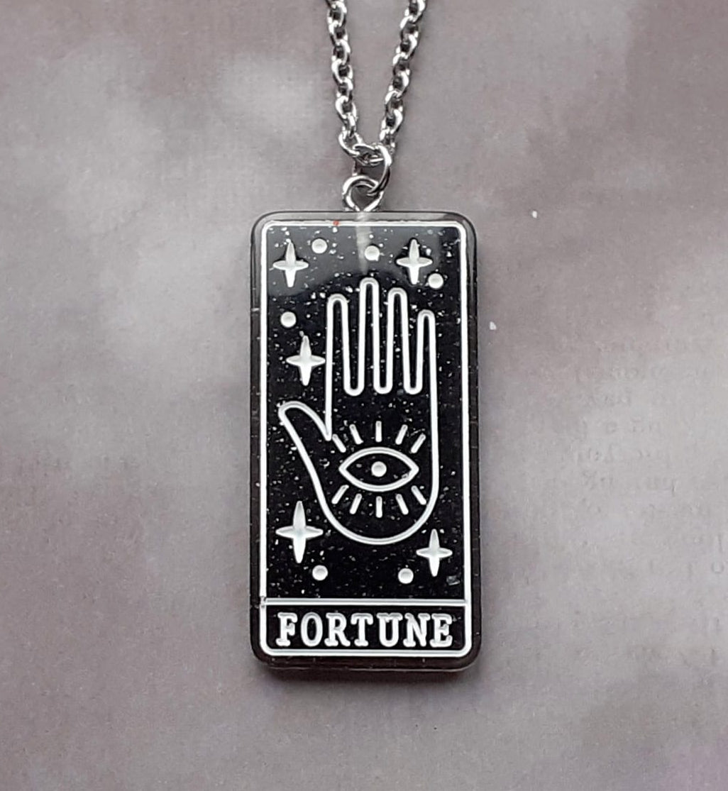 Fortune Tarot Card Necklace