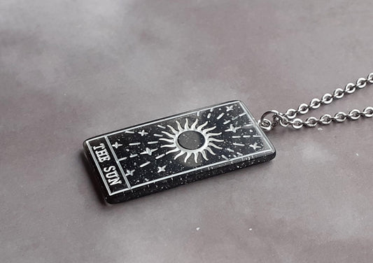 The Sun Tarot Card Necklace