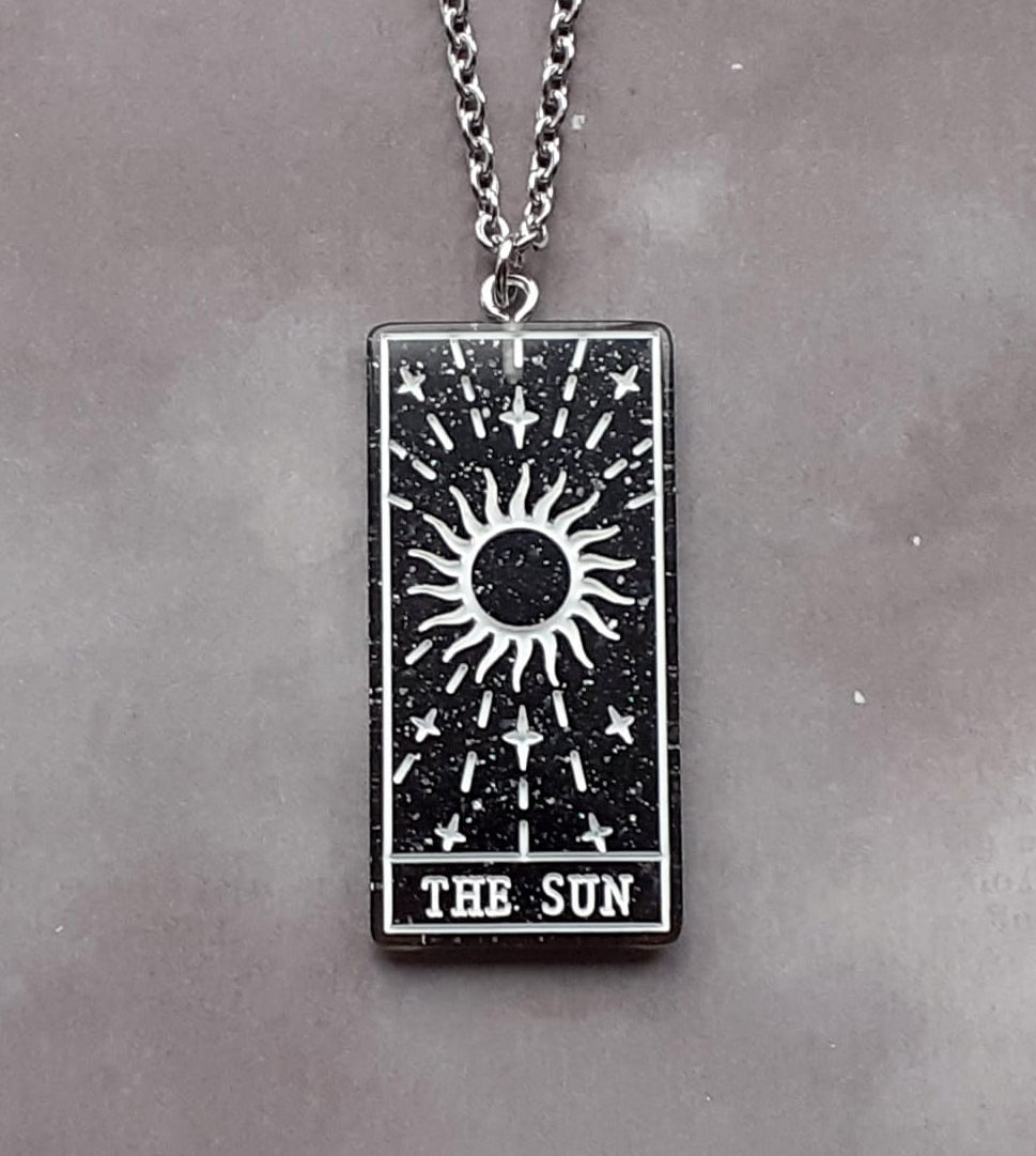 The Sun Tarot Card Necklace