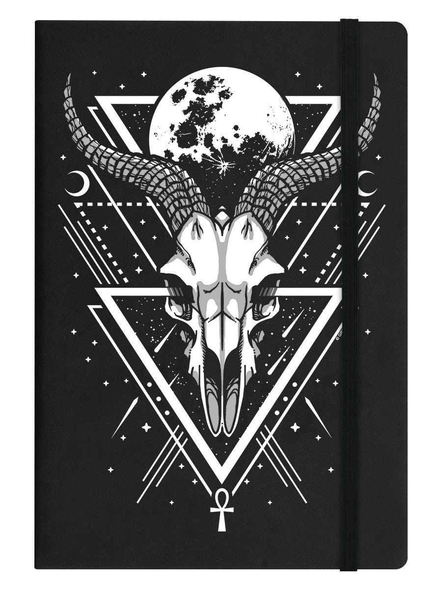 Lunar Skull A5 Hardback Notebook
