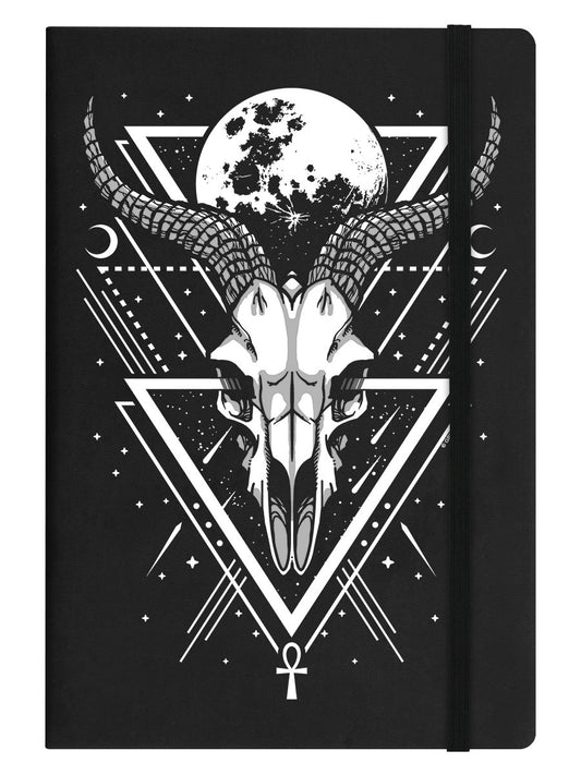 Lunar Skull A5 Hardback Notebook