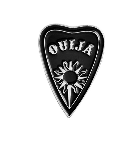Ouija Planchette Metal Pin Badge
