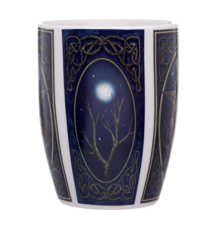 Wolf Head Mug by Lisa Parker