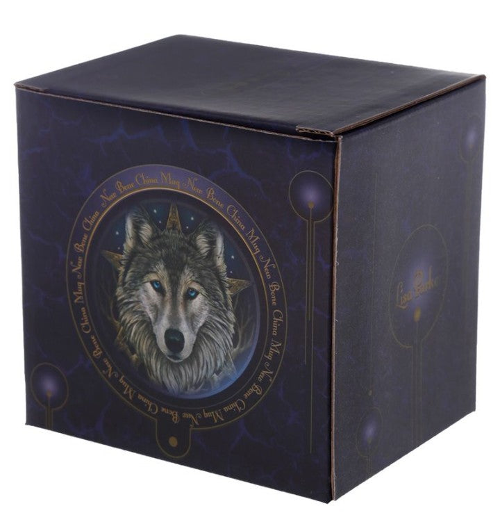 Wolf Head Mug by Lisa Parker