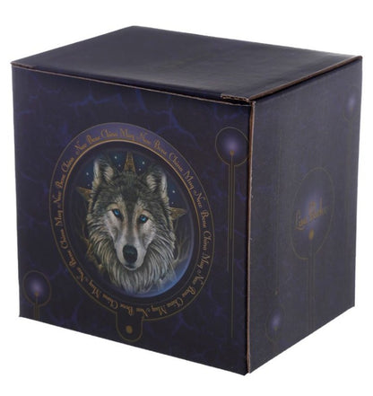 Wolf Head Mug by Lisa Parker