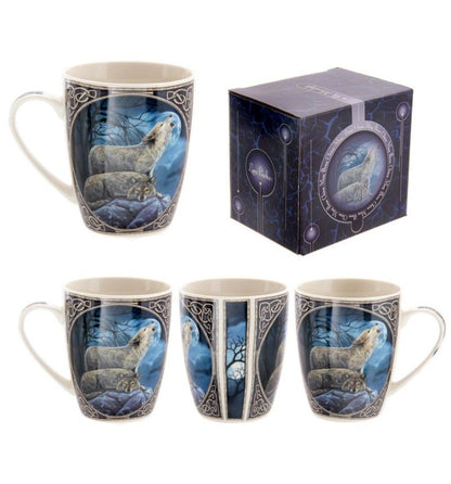 Howling Wolf Mug by Lisa Parker