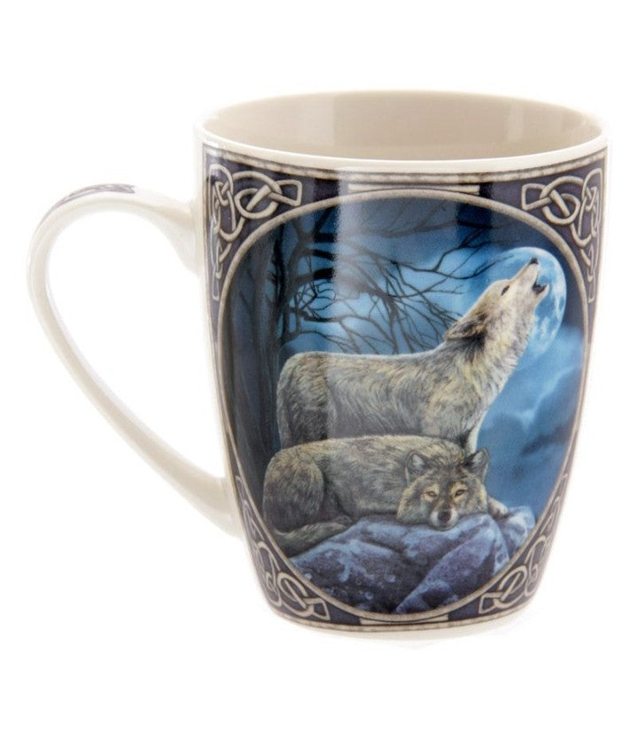 Howling Wolf Mug by Lisa Parker
