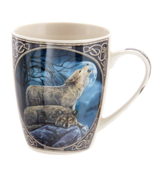 Howling Wolf Mug by Lisa Parker