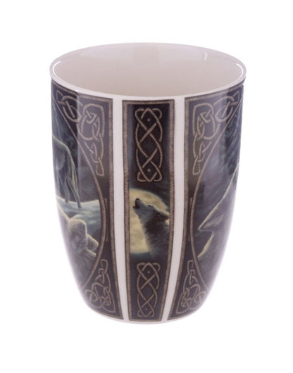 Wolf Song Mug by Lisa Parker