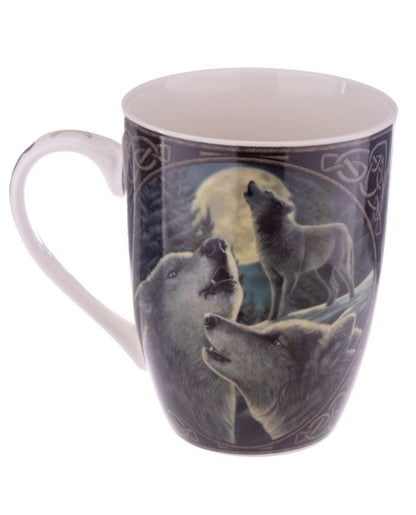 Wolf Song Mug by Lisa Parker