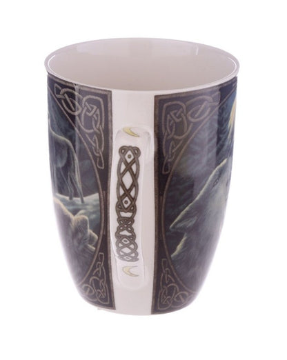 Wolf Song Mug by Lisa Parker