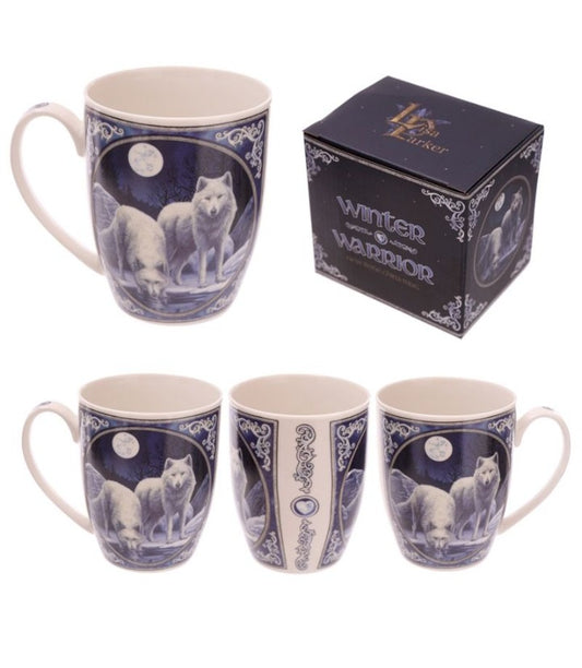 Winter Warrior Mug by Lisa Parker