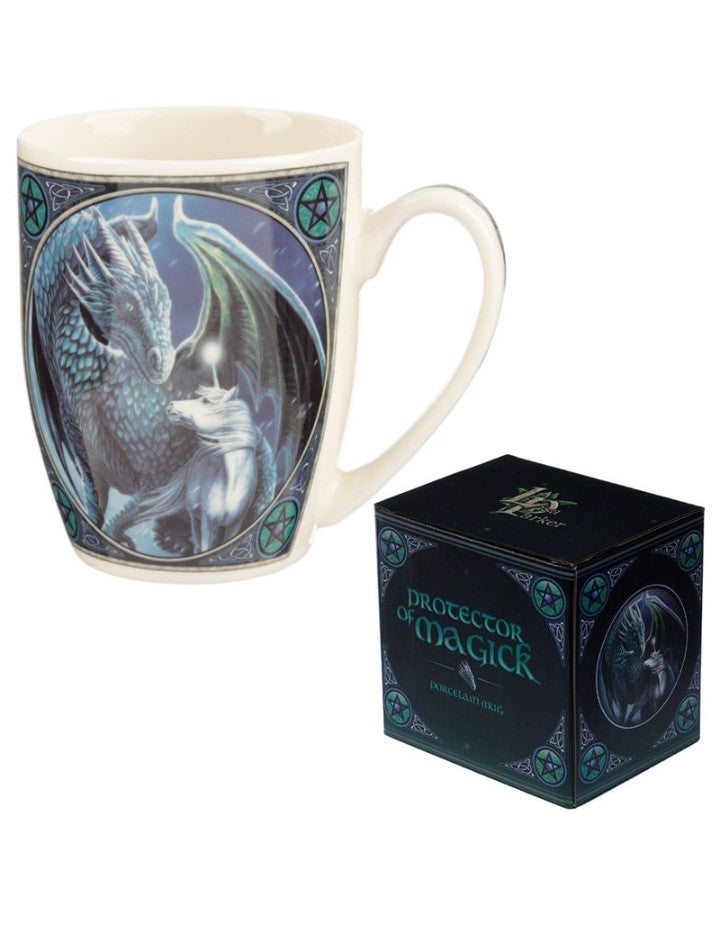 Protector of Magick Dragon Mug by Lisa Parker