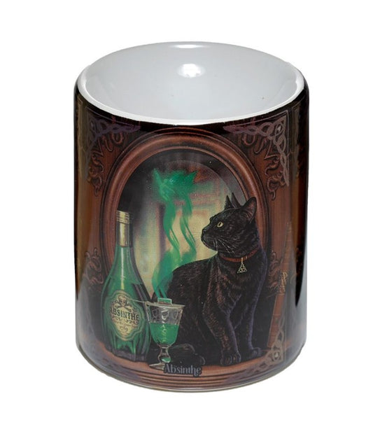 Absinthe Ceramic Oil Burner by Lisa Parker