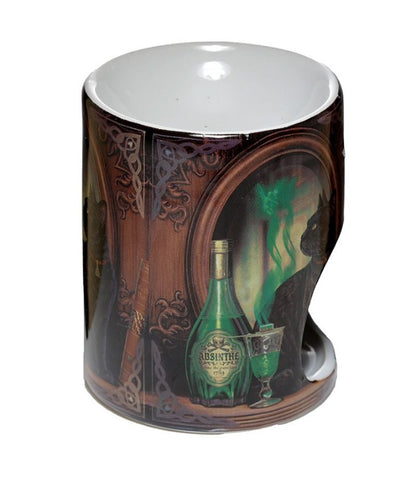 Absinthe Ceramic Oil Burner by Lisa Parker