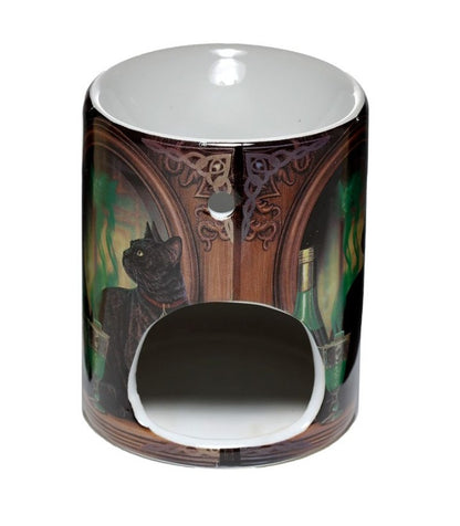 Absinthe Ceramic Oil Burner by Lisa Parker
