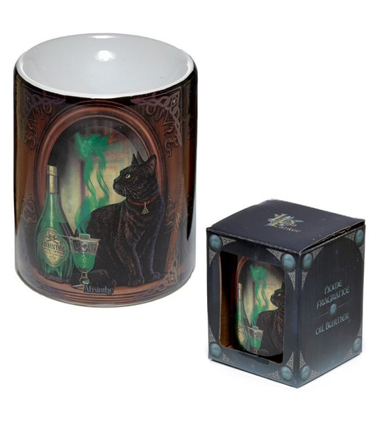 Absinthe Ceramic Oil Burner by Lisa Parker