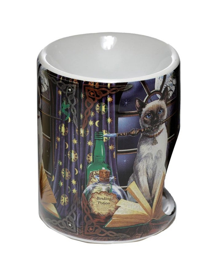 Hocus Pocus Ceramic Oil Burner by Lisa Parker
