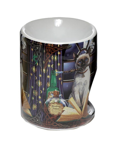 Hocus Pocus Ceramic Oil Burner by Lisa Parker