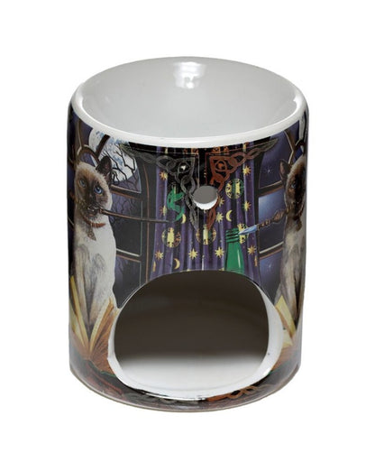 Hocus Pocus Ceramic Oil Burner by Lisa Parker