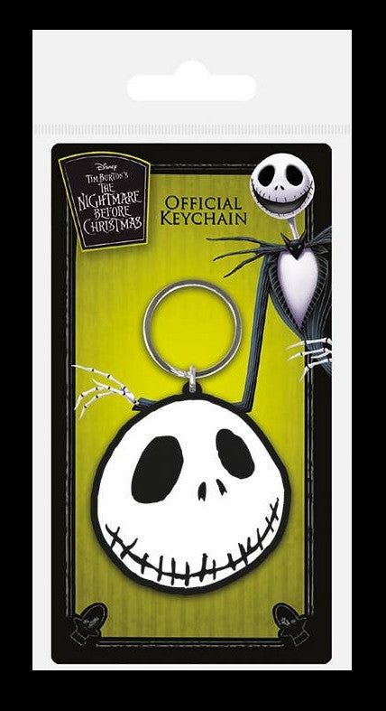 Nightmare Before Christmas Official Keyring - Jack Face