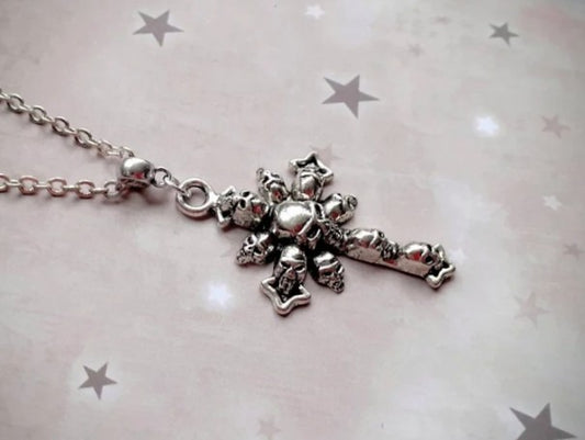 Skull Cross Necklace