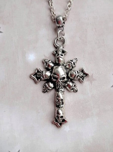 Skull Cross Necklace