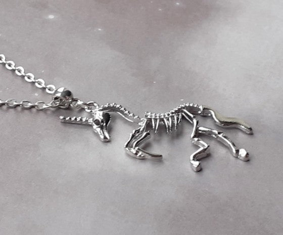 Unicorn Skeleton Necklace
