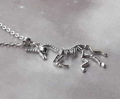 Unicorn Skeleton Necklace