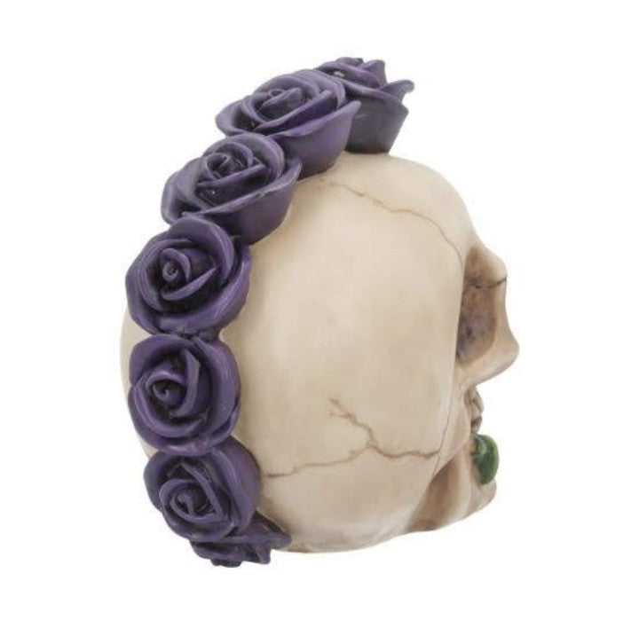 Purple Rosehawk Mohican Skull