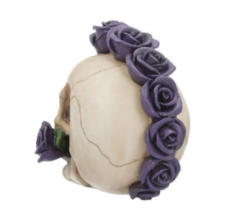 Purple Rosehawk Mohican Skull