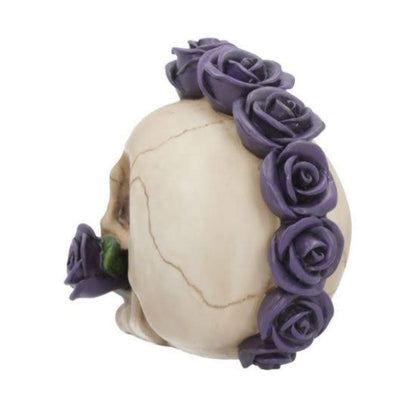 Purple Rosehawk Mohican Skull