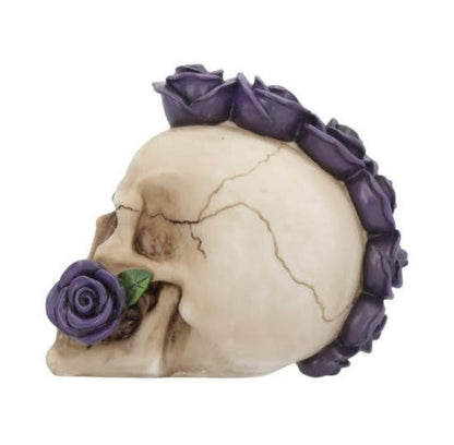 Purple Rosehawk Mohican Skull