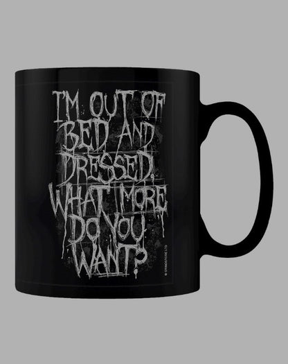 I'm Out of Bed Mug