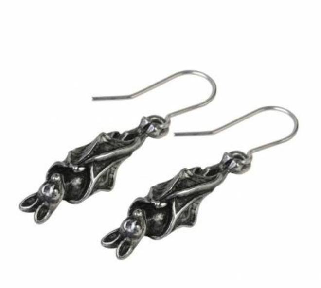 Awaiting the Eventide Earrings by Alchemy Gothic