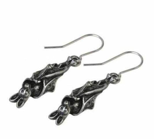 Awaiting the Eventide Earrings by Alchemy Gothic