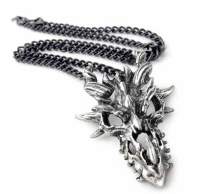 Dragon Skull Necklace by Alchemy England