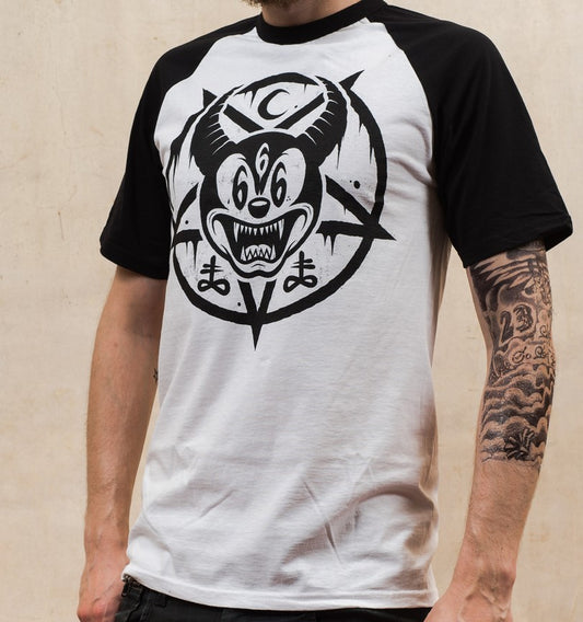 Mickey 666 Raglan Baseball T-shirt